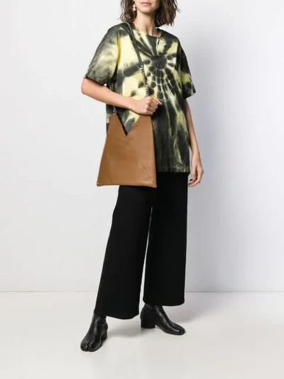 Shop Mm6 Maison Margiela Japanese Shoulder Bag In Brown