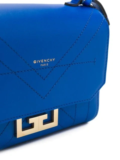 Shop Givenchy Mini Eden Shoulder Bag In Blue