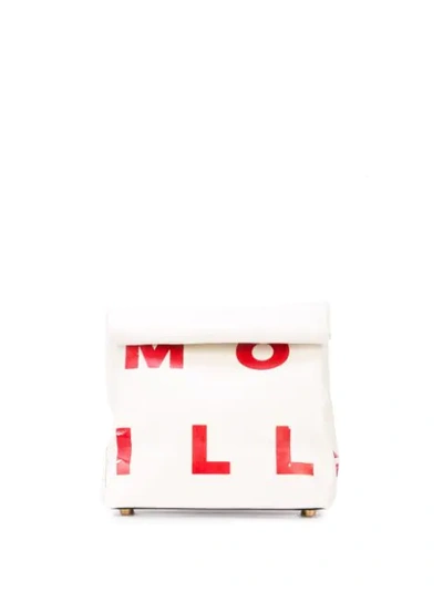 Shop Simon Miller Lunch Clutch Bag In White