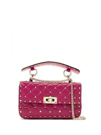 Shop Valentino Rockstud Crossbody Bag In Pink