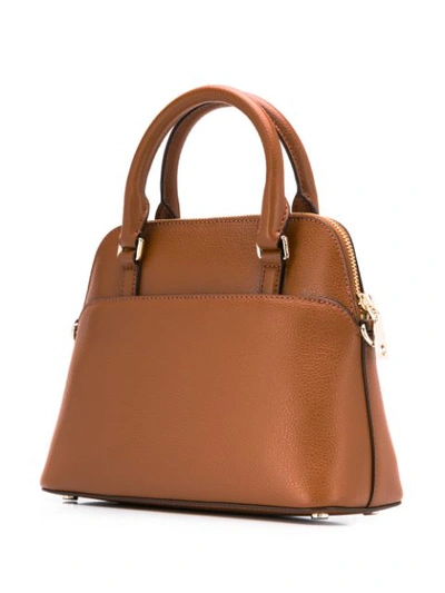 Shop Dkny Whitney Grained In Brown