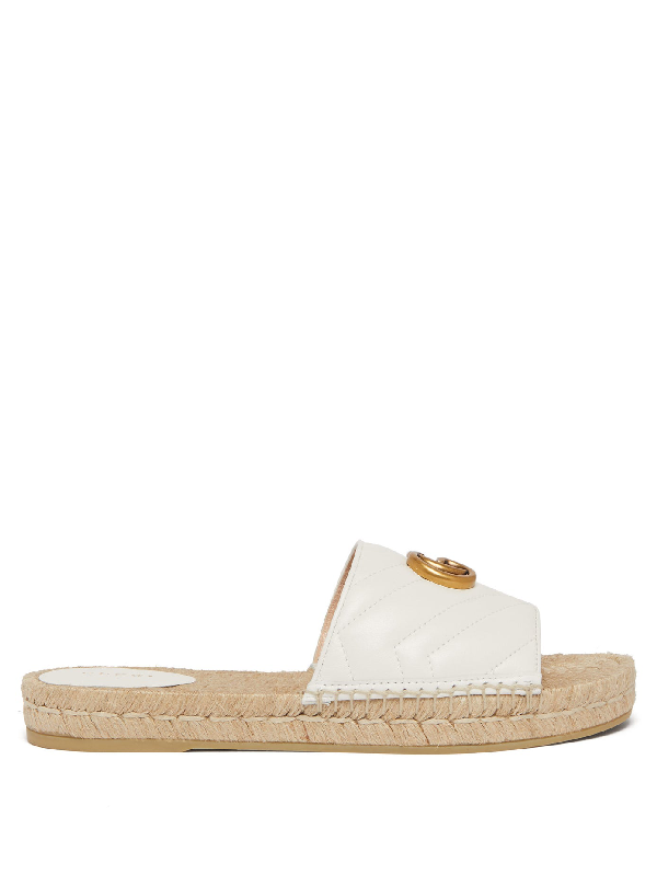 gucci pilar espadrille slide sandal