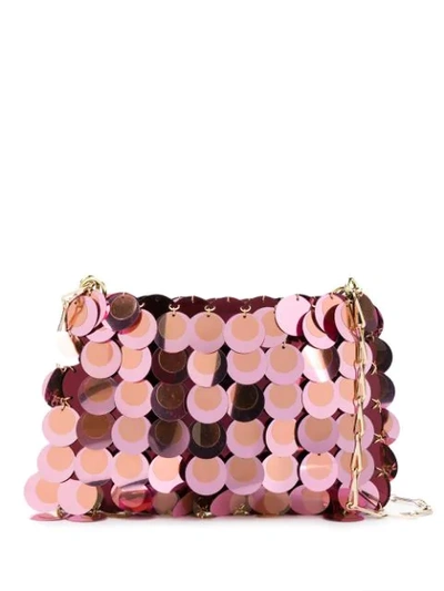 Shop Paco Rabanne Iconic 1969 Sparkle Bag In Pink