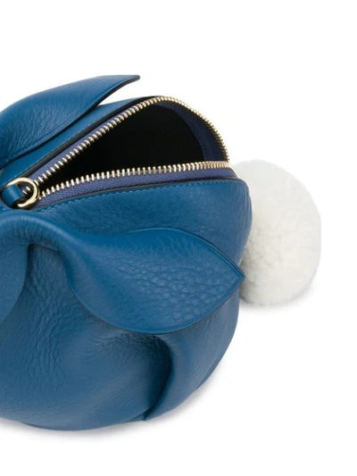 Shop Loewe Bunny Mini Bag In Blue