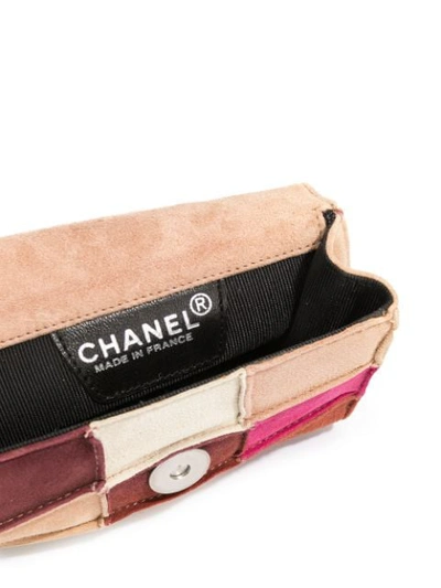Pre-owned Chanel Patchwork Cc Chain Shoulder Bag In Pink