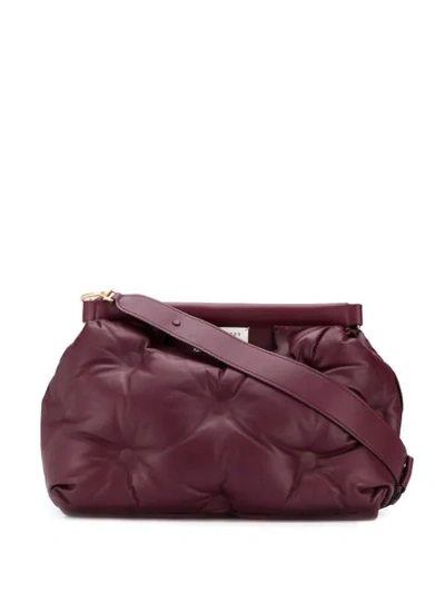 Shop Maison Margiela Medium Glam Slam Bag In Purple