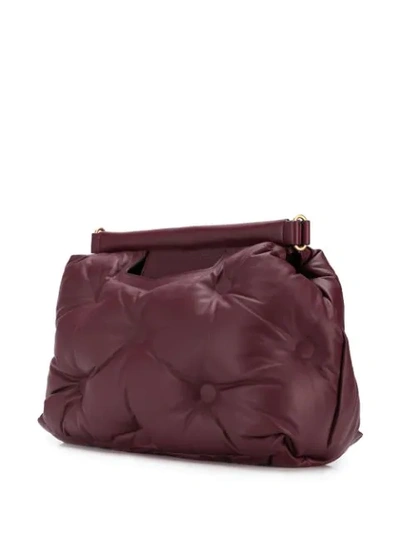 Shop Maison Margiela Medium Glam Slam Bag In Purple