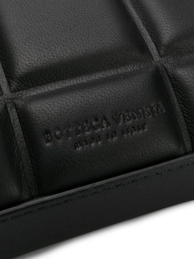 Shop Bottega Veneta Mini Padded Cross-body Bag In Black