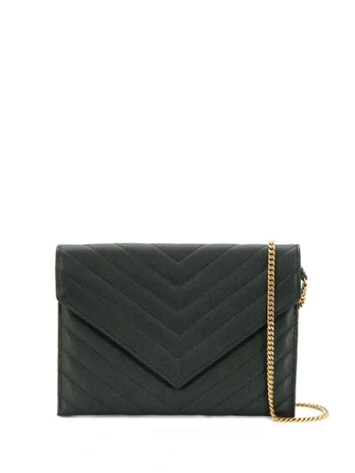 Shop Saint Laurent Tribeca Shoulder Bag - Black