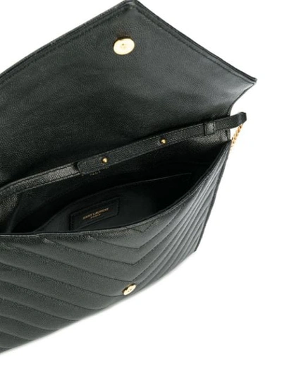 Shop Saint Laurent Tribeca Shoulder Bag - Black