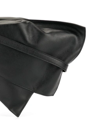 Shop Discord Yohji Yamamoto Muffle Small Shoulder Bag In Black