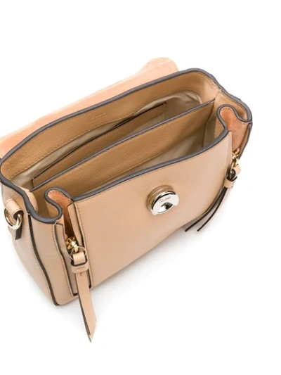 Shop Chloé Faye Day Shoulder Bag In Neutrals
