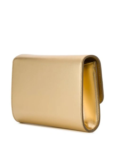 Shop Dolce & Gabbana Dg Microbag Crossbody Bag In Gold