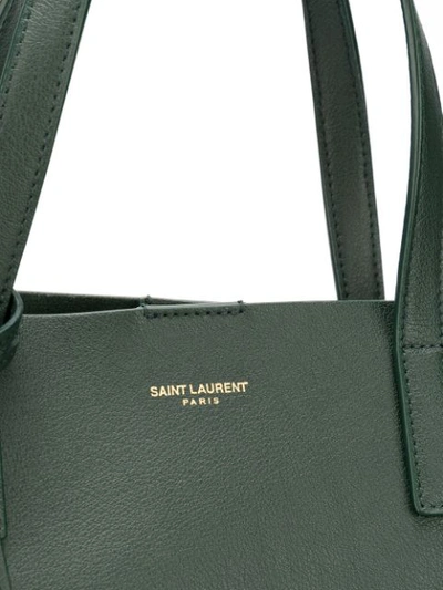 Shop Saint Laurent Shopping Tote Bag In Green