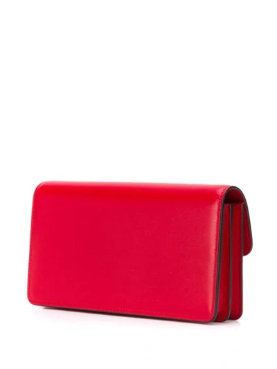 Shop Valentino Garavani Vsling Clutch In Red