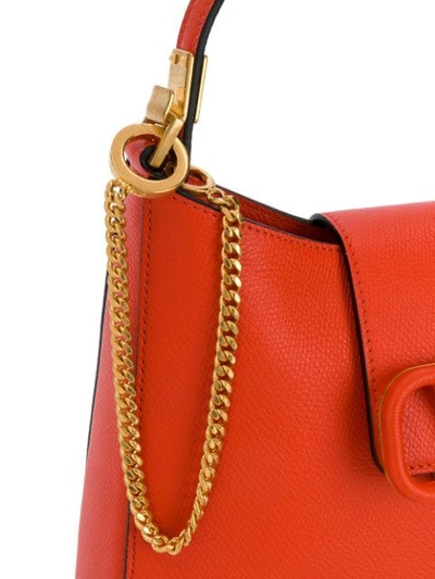 Shop Valentino Vsling Shoulder Bag In Orange