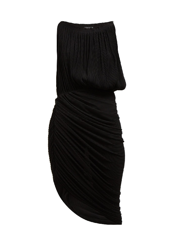 black chiffon midi dress