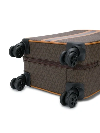Shop Michael Michael Kors Bedford Suitcase In 252 Brn Acorn