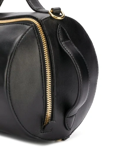 Shop Stella Mccartney Logo Strap Crossbody Bag In Black