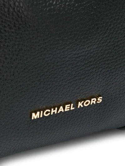 Shop Michael Kors Mercer Gallery Bucket Bag In Black