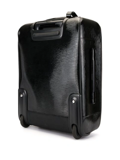 Pre-owned Louis Vuitton  Pegase 55 Suitcase In Black