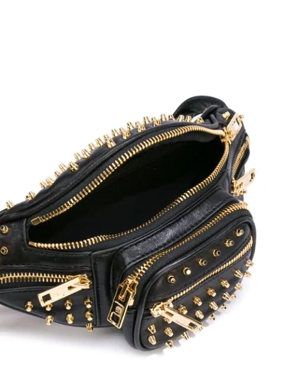 Shop Alexander Wang Studded Cross Body Bag In Black