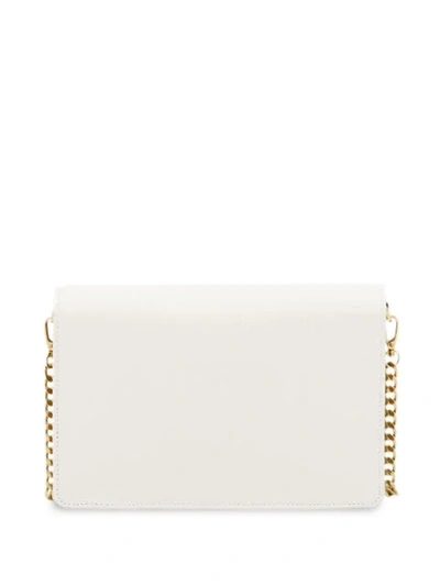 Shop Prada Saffiano Shoulder Bag In White