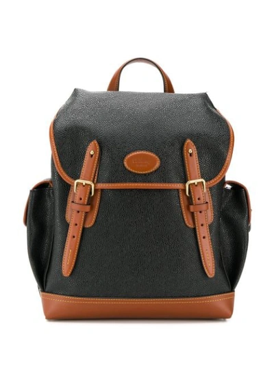 Shop Mulberry Textured Backpack In Black