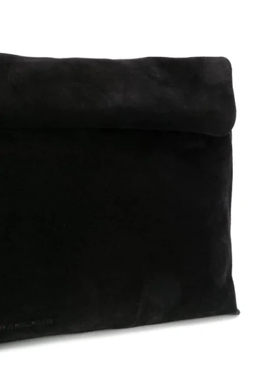 Shop Ann Demeulemeester Rolled Tote Bag In Black