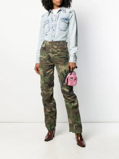 Shop Chiara Ferragni Wink Glitter Backpack - Pink