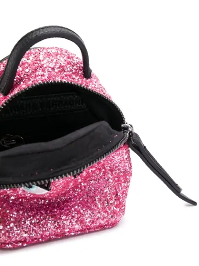 Shop Chiara Ferragni Wink Glitter Backpack - Pink