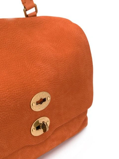 Shop Zanellato Abgerundete Handtasche In Orange