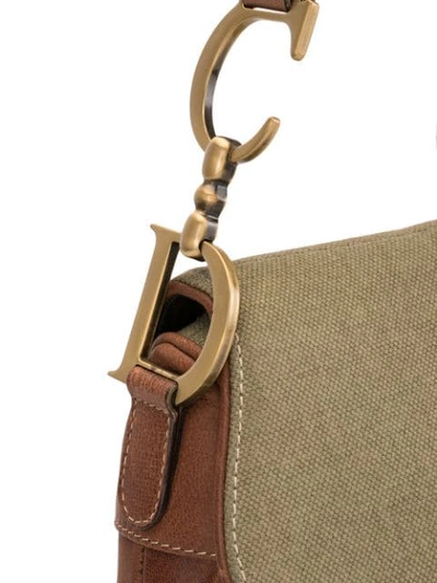 Pre-owned Dior  Saddle Handbag In Brown