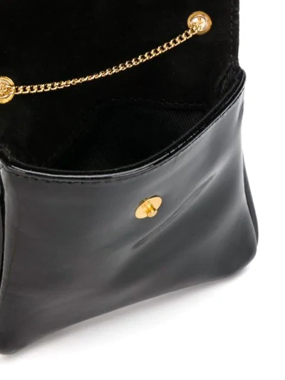 Gcds Mini Rhinestone Crossbody Bag In Black