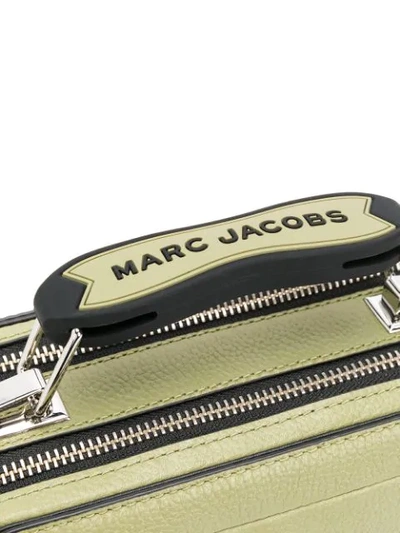 Shop Marc Jacobs The Textured Box Bag In 319 Moss
