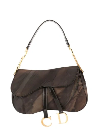 Pre-owned Dior  Saddle Handbag In Brown