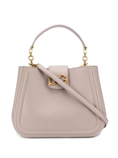 Shop Dolce & Gabbana Dg Amore Tote In Pink
