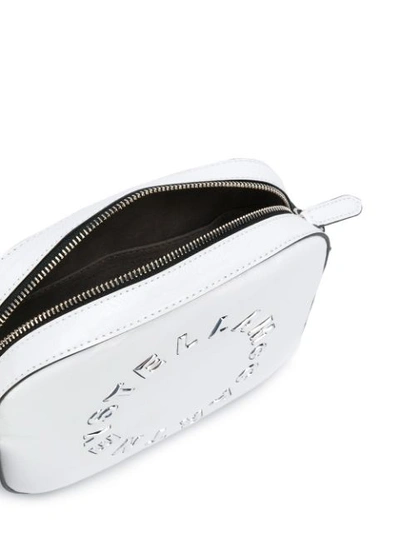 Shop Stella Mccartney Stella Logo Camera Bag In White