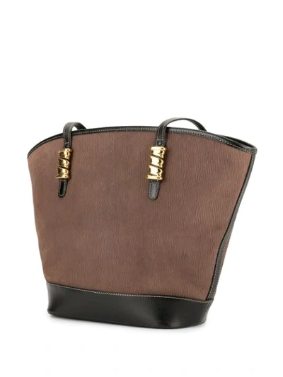 Pre-owned Loewe Shoulder Tote Bag In Brown