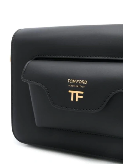 Shop Tom Ford Hollywood Shoulder Bag In Black
