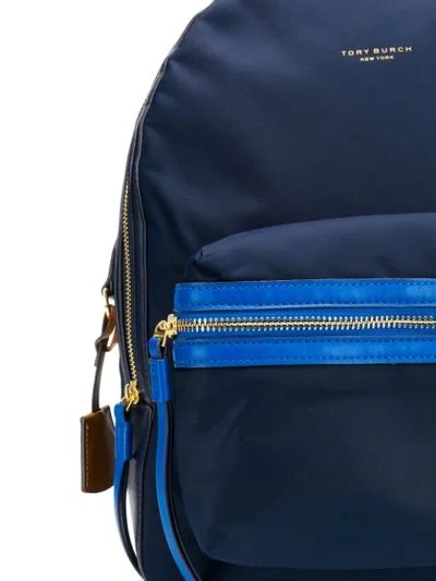 Shop Tory Burch Perry Medium Backpack In Blue