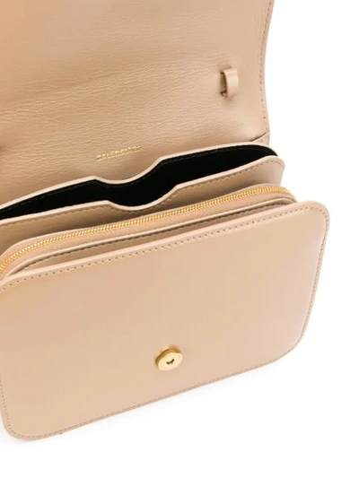 Shop Balenciaga Small B. Crossbody Bag In Neutrals