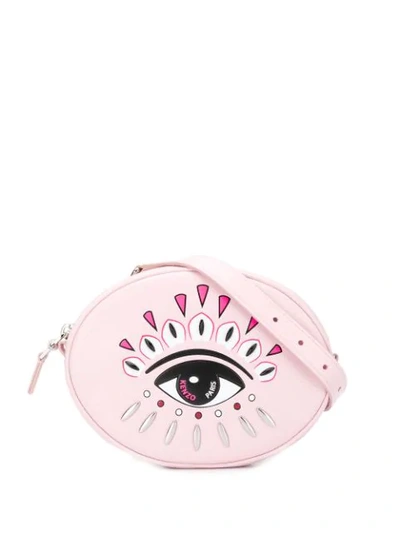Shop Kenzo Kontact Eye Belt Bag In Pink