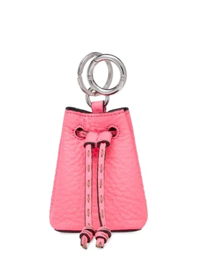 Shop Fendi Nano Mon Tresor Bag Charm In Pink