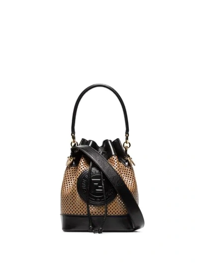 Fendi Tan Mon Tresor Bucket Bag Black In Brown | ModeSens