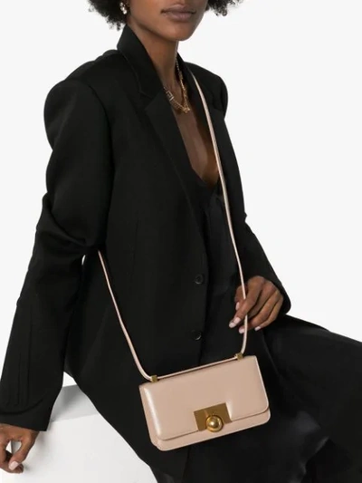 Shop Bottega Veneta Mini Bv Classic Shoulder Bag In Neutrals
