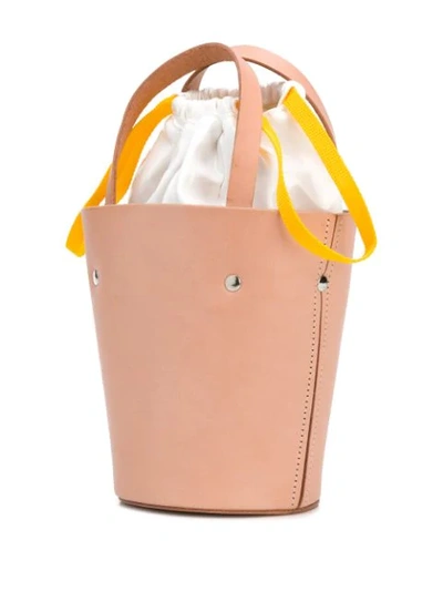 Shop Nana-nana Trash Box Bucket Bag In Neutrals