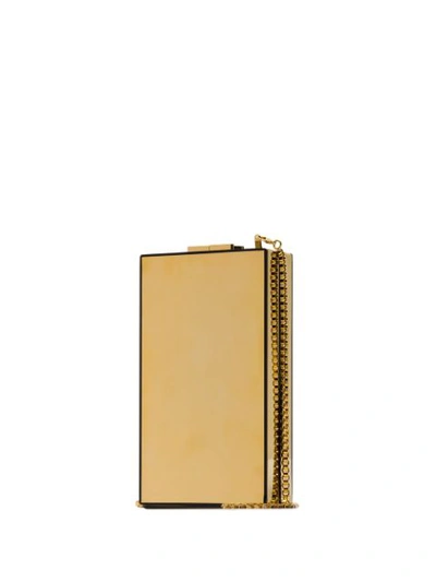Shop Marzook Pill Clutch Bag In Gold