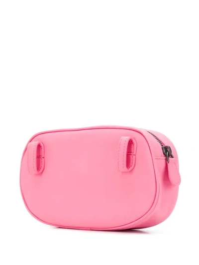 Shop Bottega Veneta Intrecciato Weave Belt Bag In Pink
