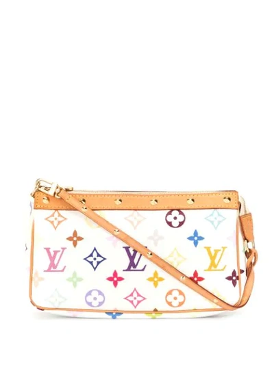 Shop Pre-owned Louis Vuitton Pochette Hand Bag In White